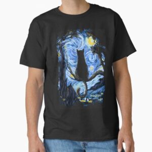 Van Gogh Cat Starry Night Van Gogh Cat Lovers