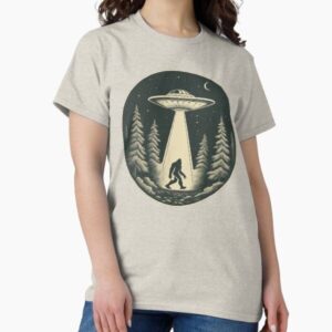 Vintage Bigfoot UFO Abduction