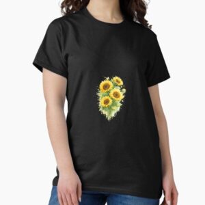 Sunflower Watercolor Bouquet Boho